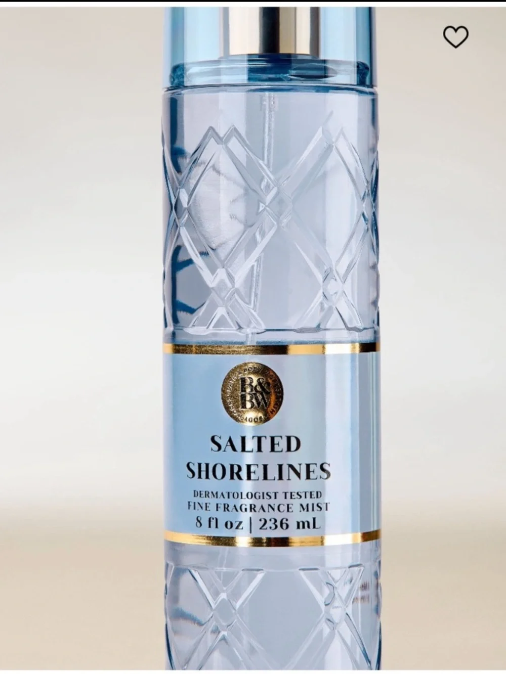 2/$20, “SALTED SHORELINES” by B&BW, Fine Fragrance Mist, 8 fl oz / 236 mL, NWT